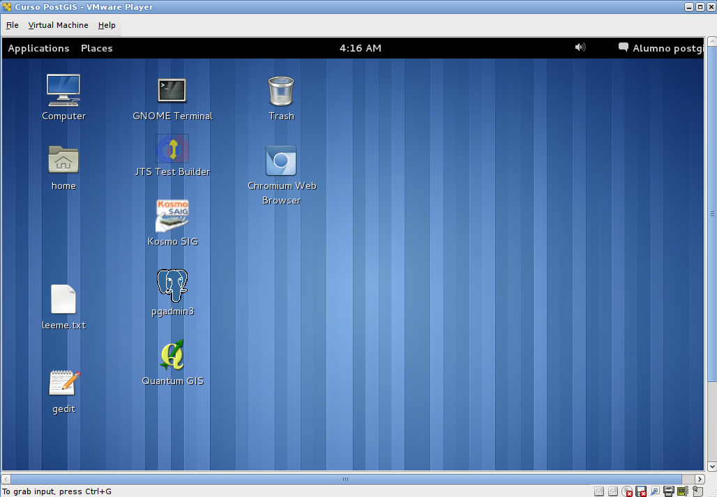 Probando VMware Player 4.0.5 en Ubuntu 12.04