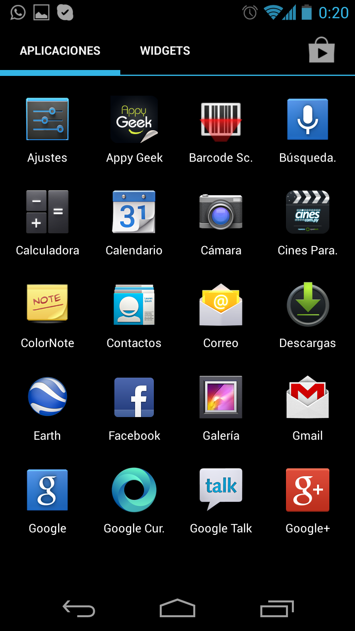 Screenshoot en Android 4.2