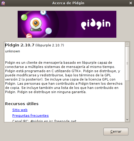 Pidgin 2.10.7 en Debian Squeeze