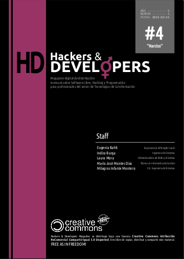 Portada de la revista número 4 de Hackers 6 Developers