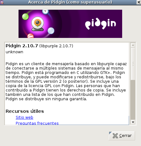 Pidgin 2.10.7 en Debian Wheezy