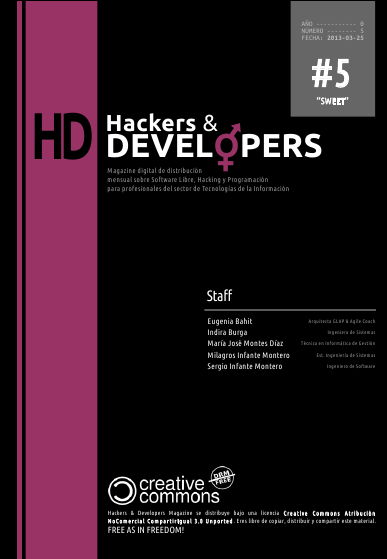 Portada número 5 de la revista Hackers & Developers