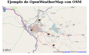 Ejemplo de OpenWeatherMap con OSM