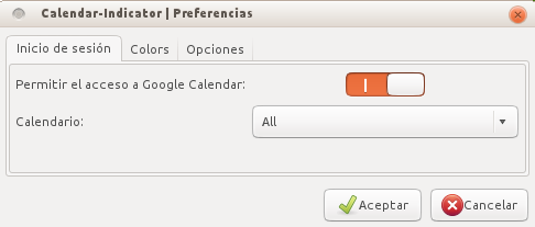 Google Calendar en Ubuntu 13.04 Beta 2