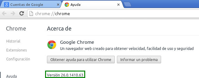 Google Chrome en Ubuntu 13.04 Beta 2 de 64 bits