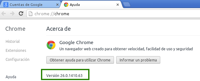 Google Chrome en Ubuntu 13.04