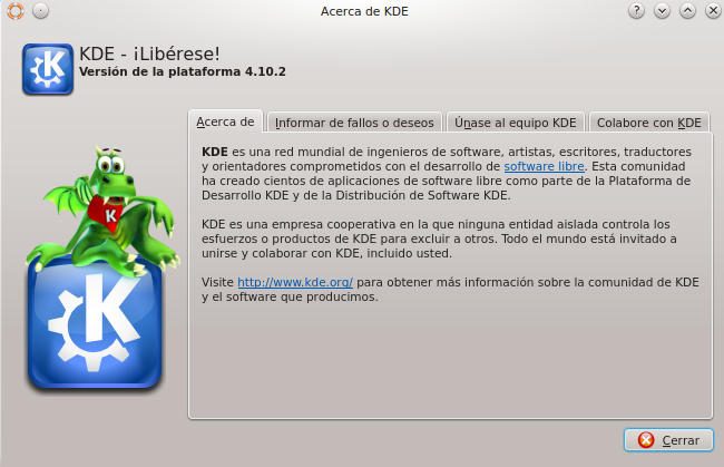 KDE SC 4.10.2en Ubuntu 13.04 Beta 2