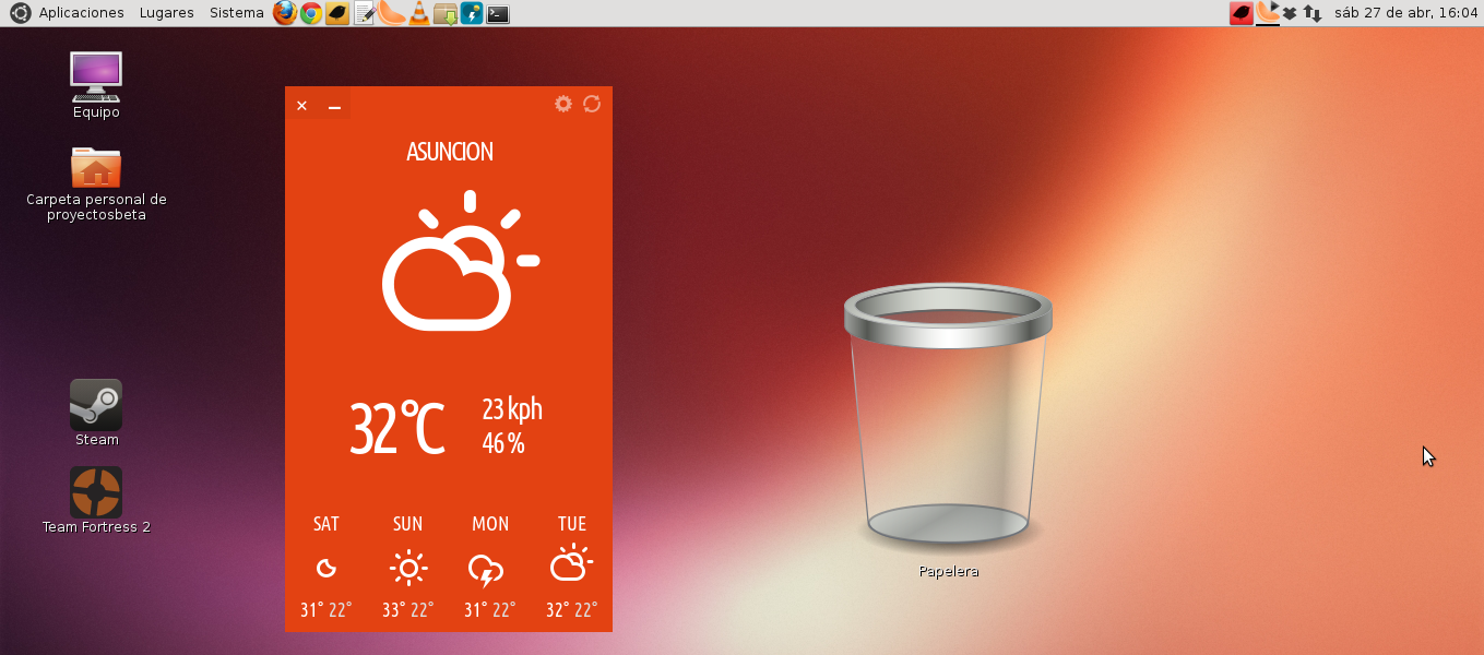 Typhoon en Ubuntu 13.04