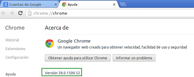 Google Chrome en Ubuntu 13.04 de 32 bits