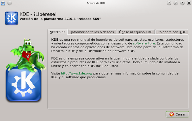 KDE 4.10.4 en OpenSUSE 12.2