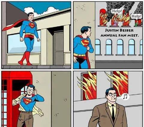 Superman desentendido