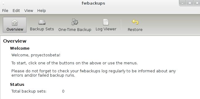 fwbackups 1.43.4 en Debian Wheezy