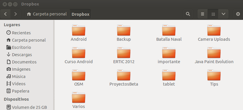 Dropbox en Ubuntu 13.10