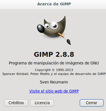 Gimp 2.8.8 en Ubuntu 13.10