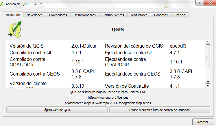 QGIS 2.0 en Windows 7