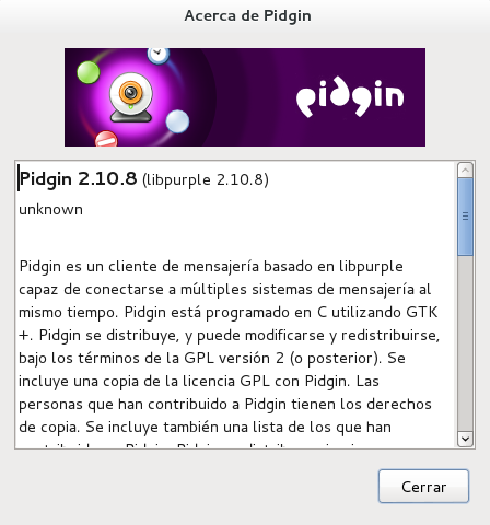 Pidgin 2.10.8 en Debian Wheezy