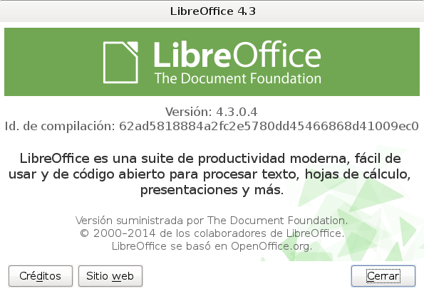 LibreOffice 4.3 en Debian Wheezy