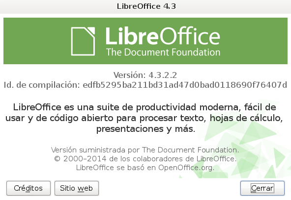 LibreOffice 4.3.2 en Debian Wheezy