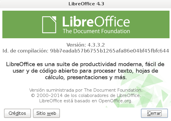 LibreOffice 4.3.3 en Debian Wheezy