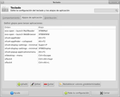 Configurar para hacer screenhosts en XFCE usando la tecla Print