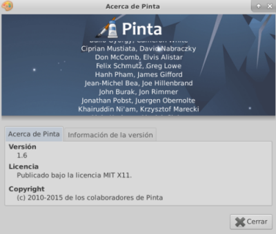 Pinta 1.6 en Ubuntu 14.10