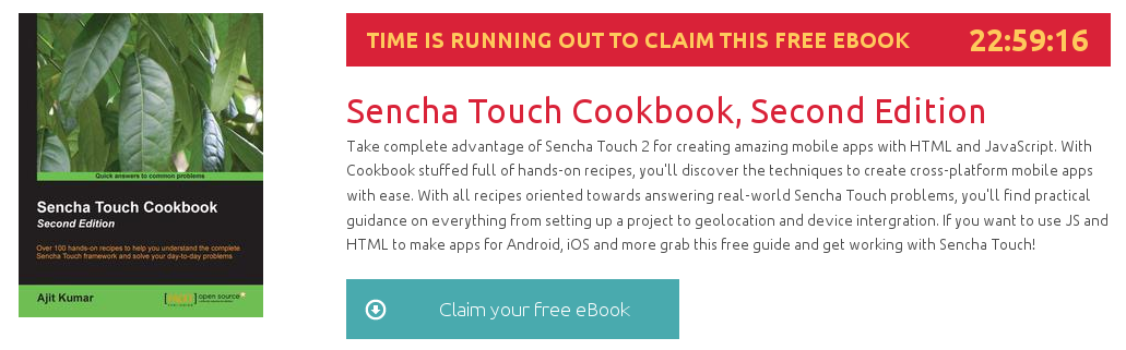 Descargar Sencha Touch Cookbook en  Packtpub