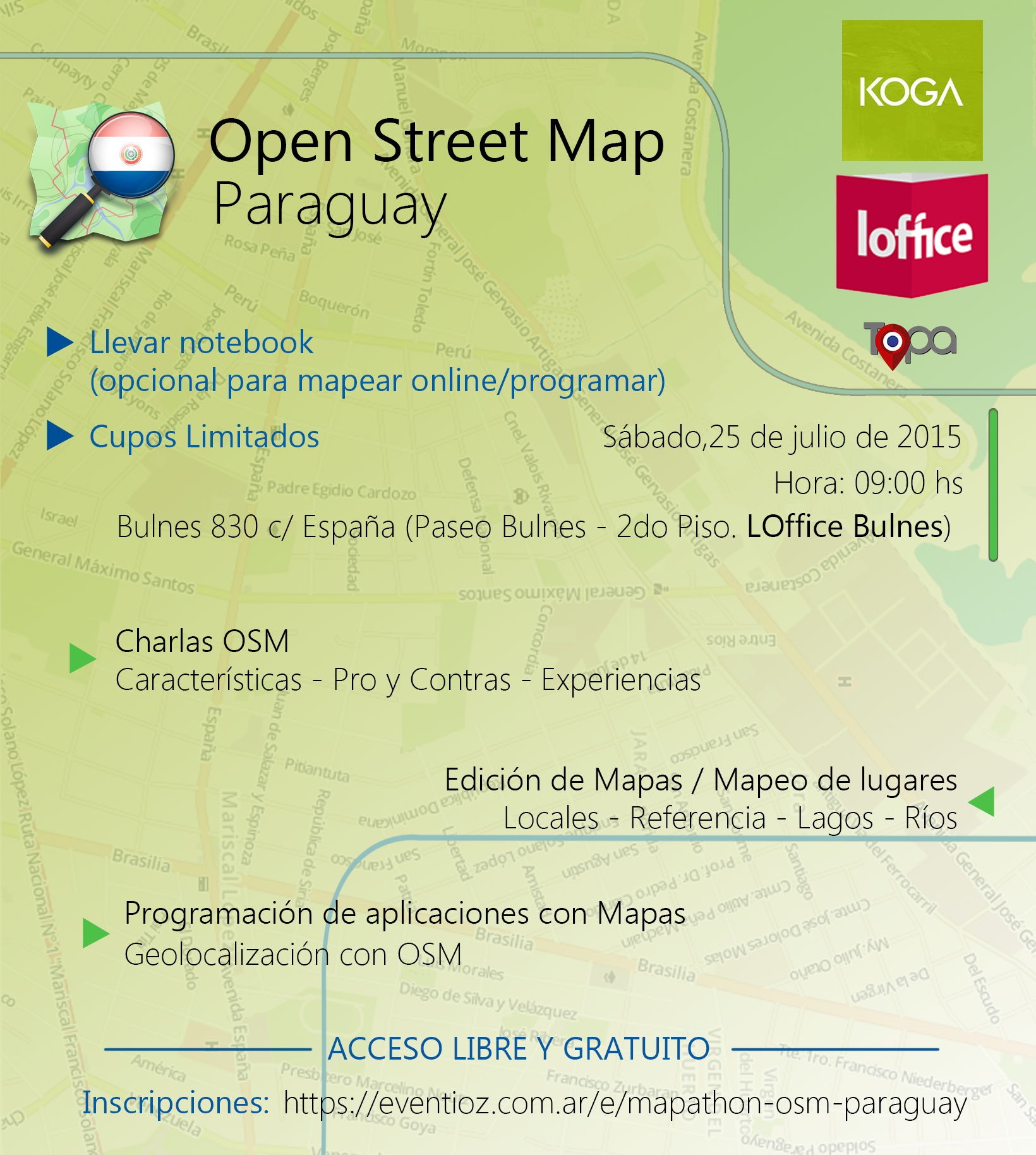 Gran Mapathon OSM Paraguay