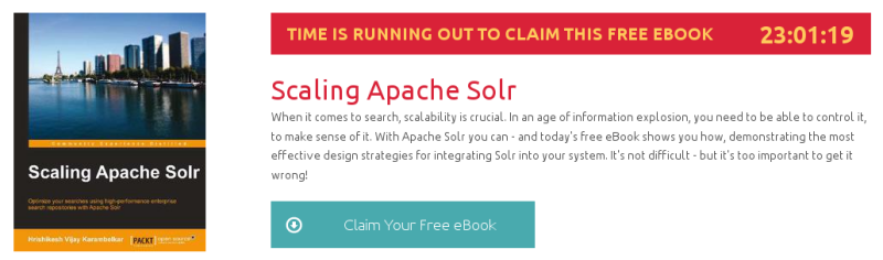 Scaling Apache Solr, ebook gratuito disponible durante las próximas 23 horas