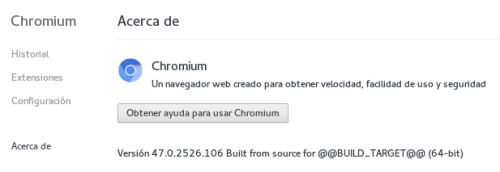 Chromium en Fedora 23