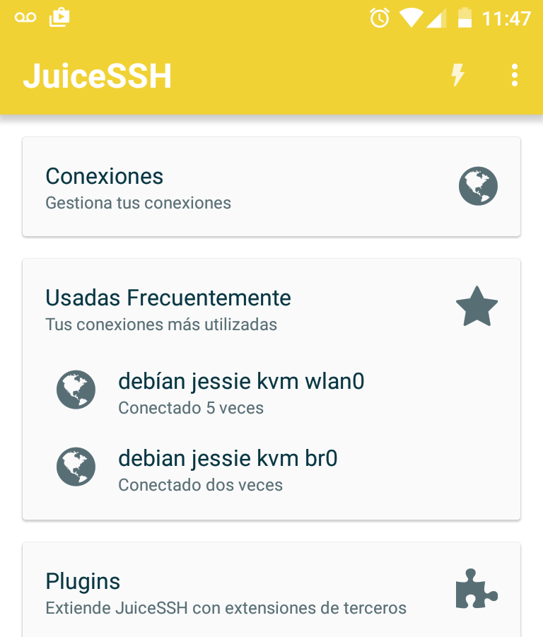 JuiceSSH en Android