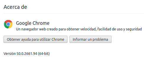 Google Chrome en Ubuntu 16.04 LTS
