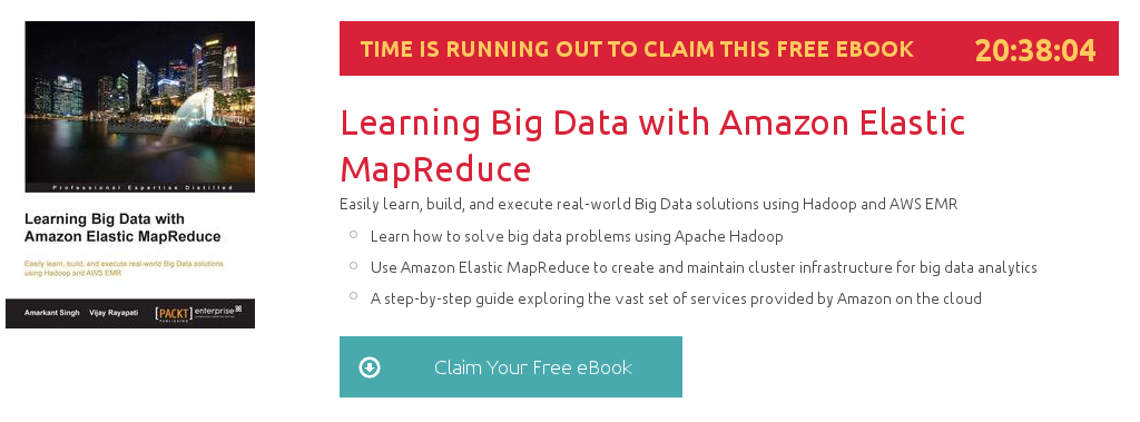 Learning Big Data with Amazon Elastic MapReduce, ebook gratuito disponible durante las próximas 20 horas