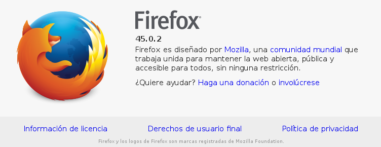 Mozilla Firefox en Debian Jessie
