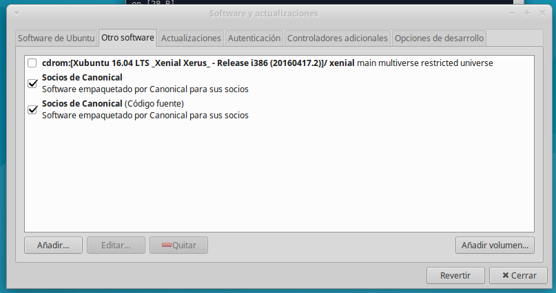 XUbuntu 16.04 LTS