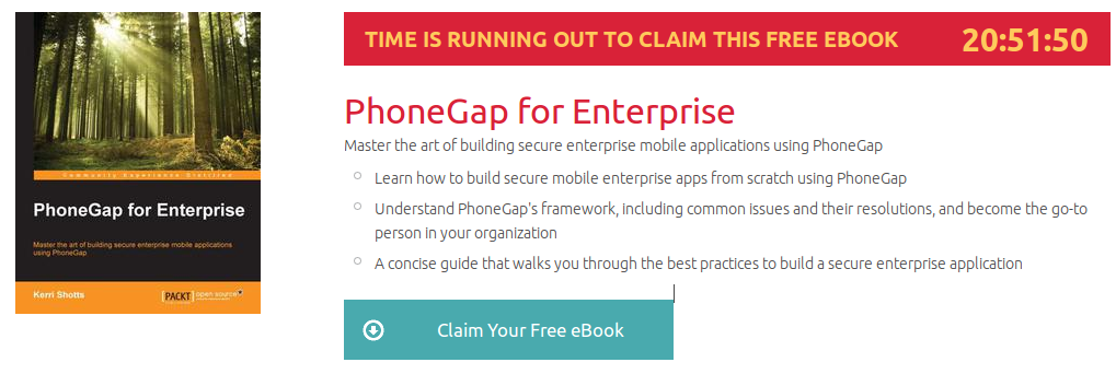 PhoneGap for Enterprise, ebook gratuito disponible durante las próximas 20 horas