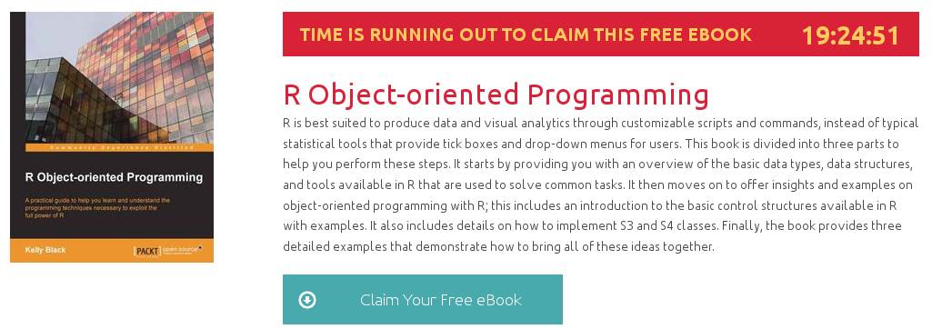 R Object-oriented Programming, ebook gratuito disponible durante las próximas 19 horas
