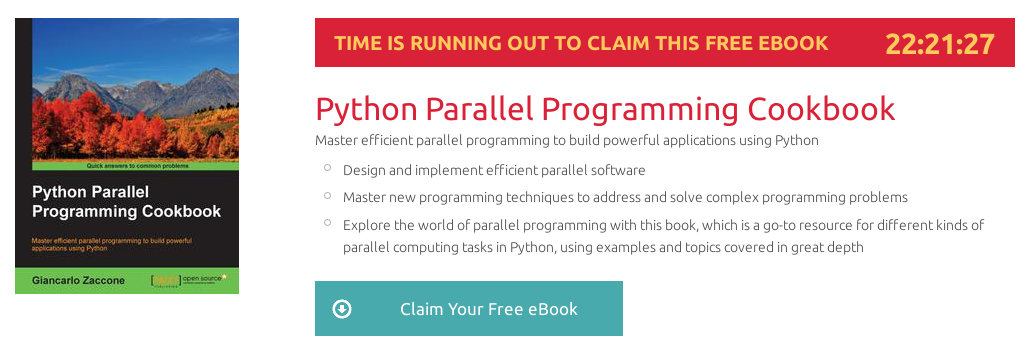 Python Parallel Programming Cookbook, ebook gratuito disponible durante las próximas 22 horas