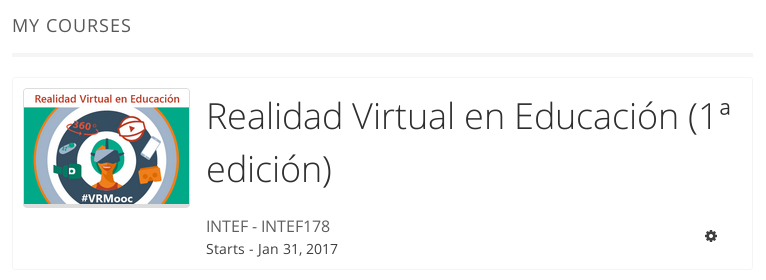 Curso gratuito sobre Realidad Virtual en educación