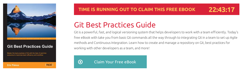 Git Best Practices Guide, ebook gratuito disponible durante las próximas 22 horas