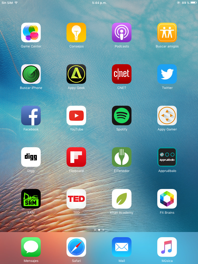 Screenshot iPad Mini 2