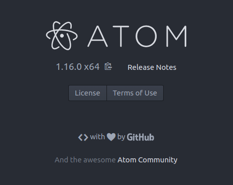 Atom en Ubuntu Zesty Zapus