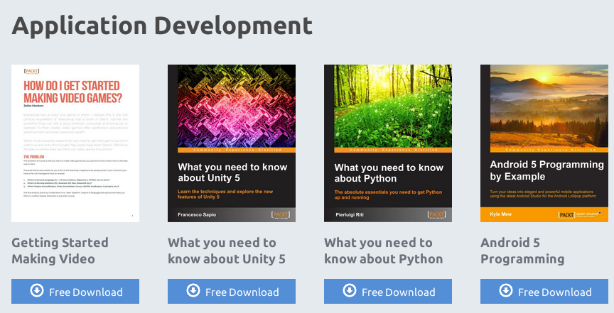 Ebooks sobre Application Development