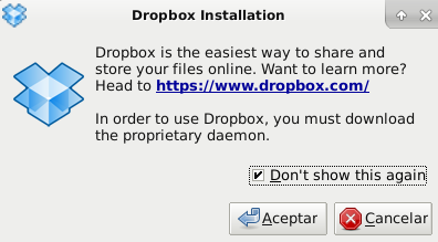 Instalar Dropbox