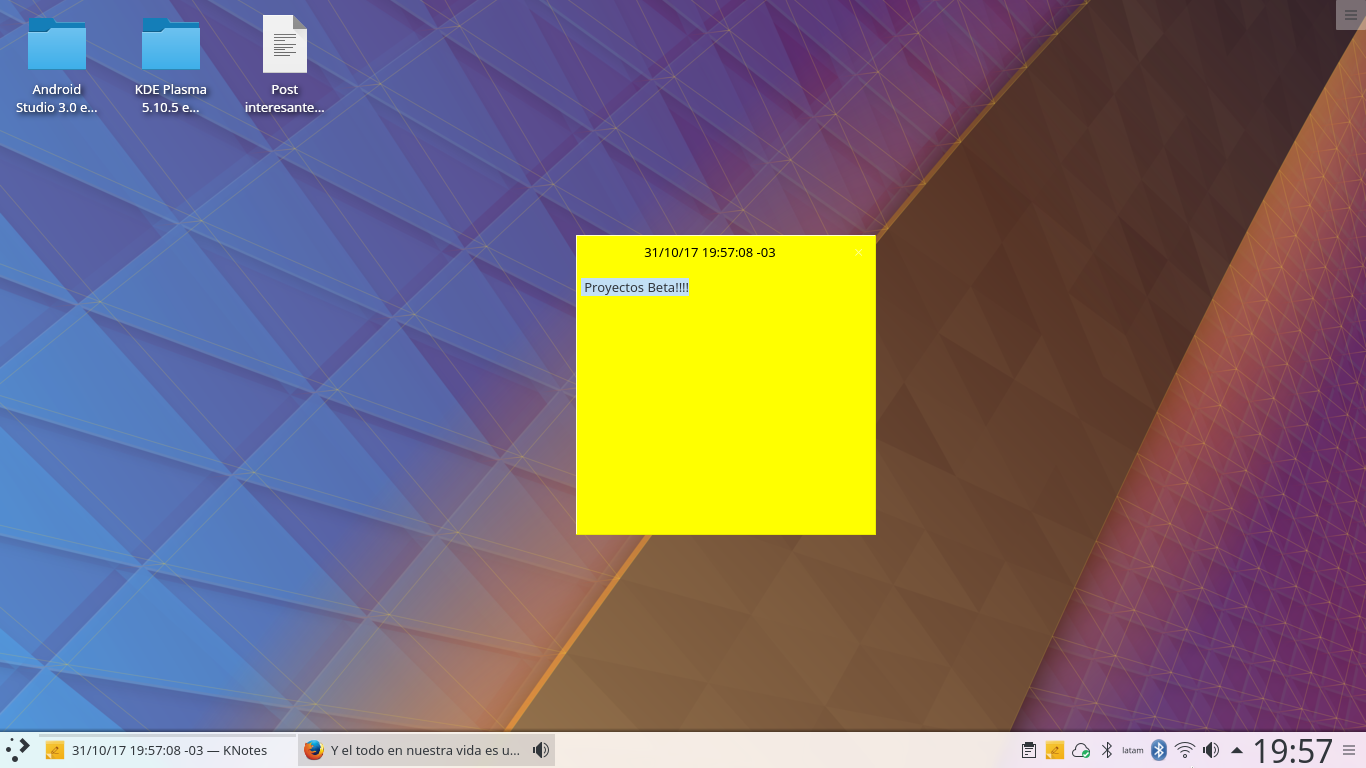 KDE Plasma 5.11.2 en Ubuntu 17.10 Artful Aardvark