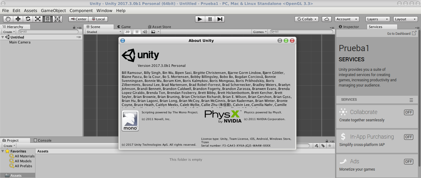 Unity en Debian Stretch