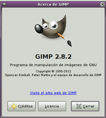 Gimp 2.8.2 en Ubuntu 12.04