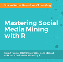 Mastering Social Media Mining with R, ebook gratuito disponible durante las próximas 22 horas (imagen destacada)