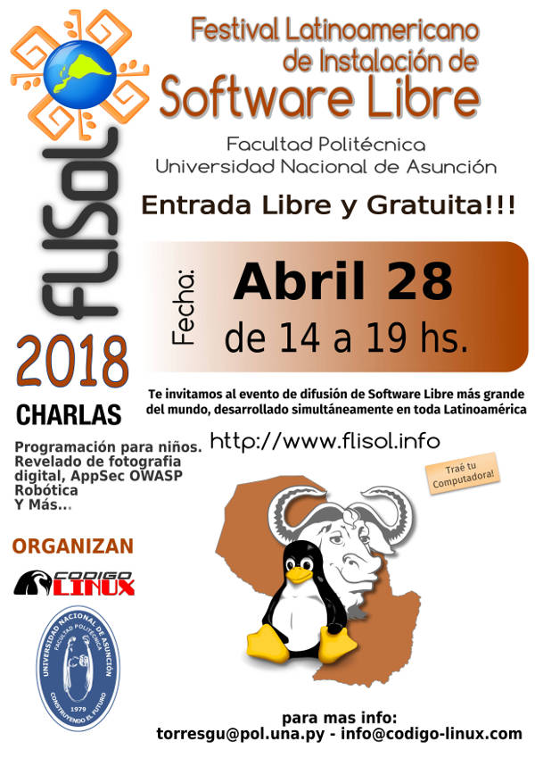 FLISoL 2018 - San Lorenzo - Paraguay