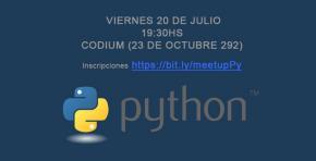 Meetup PythonPy - viernes 20 julio 2018 (imagen destacada)