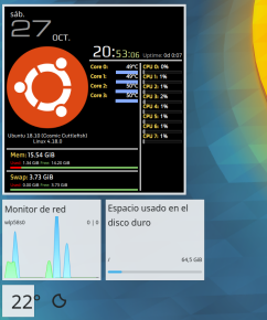 KDE Plasma 5.14.1 en Ubuntu 18.10 Cosmic Cuttlefish (imagen destacada)